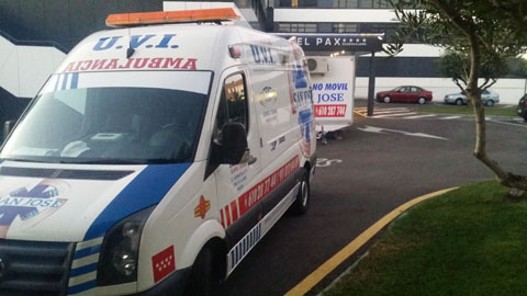 Ambulancia hotel Pax